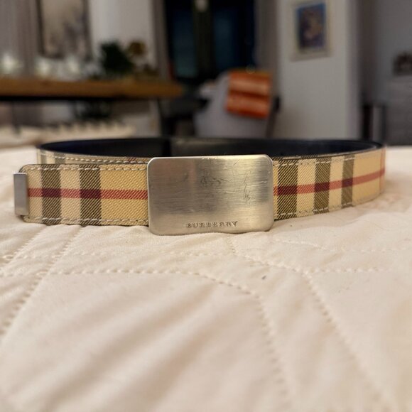 VINTAGE BURBERRY BELT SIZE 85CM - Picture 1 of 5